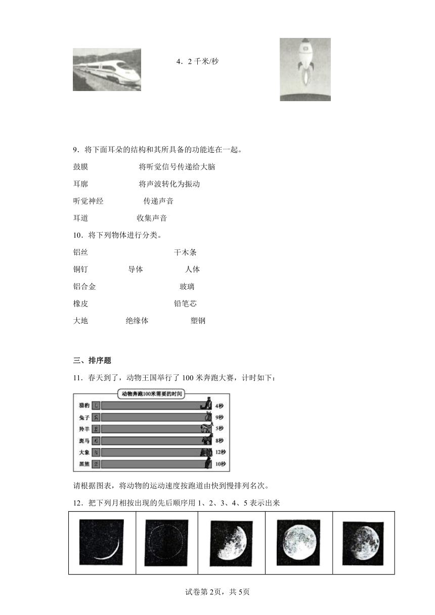 2022-2023学年冀人版（2017秋） 四年级上册综合练习（一）（含答案）