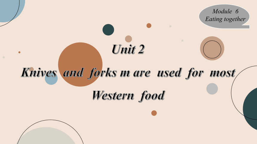 外研版英语九年级下册Module 6  Unit 2 Knives and forks are used for most Western food.课件(共31张PPT)