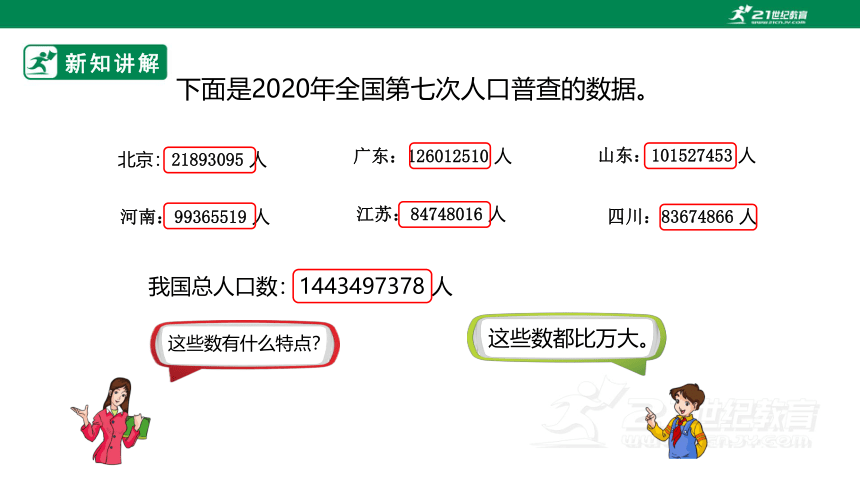 【2022秋季新教材】人教版小学数学四年级上册1.1《亿以内数的认识》PPT课件