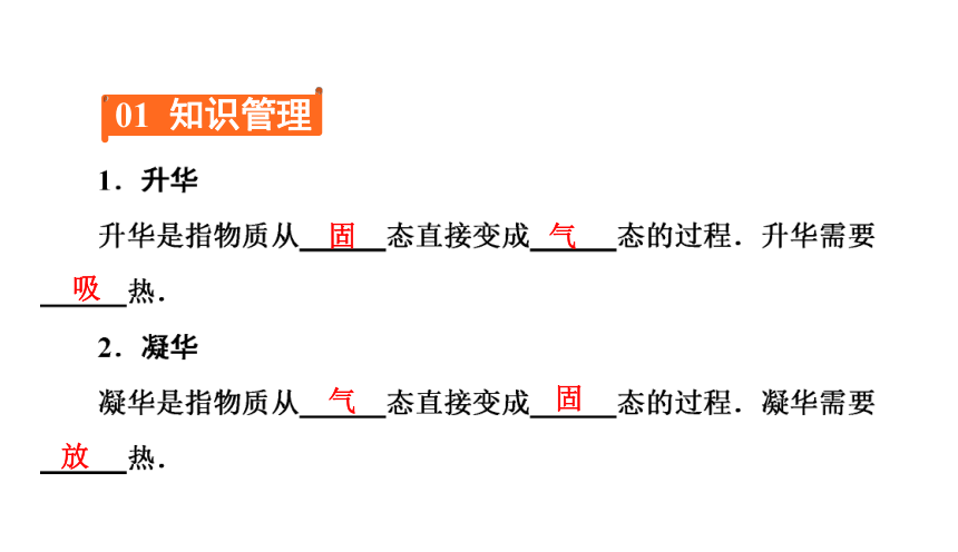 3.4升华和凝华（习题PPT））2021-2022学年八年级上册物理人教版(共12张PPT)