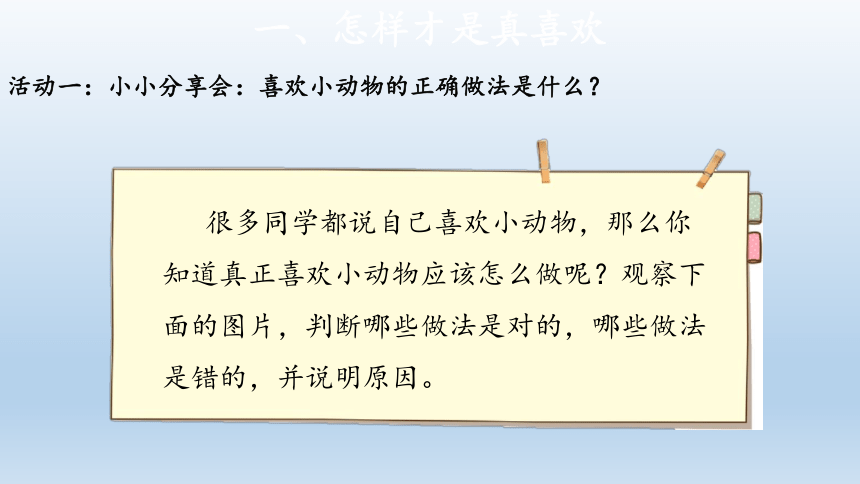 道德与法治一年级下册2.7可爱的动物 第2课时课件(共20张PPT)