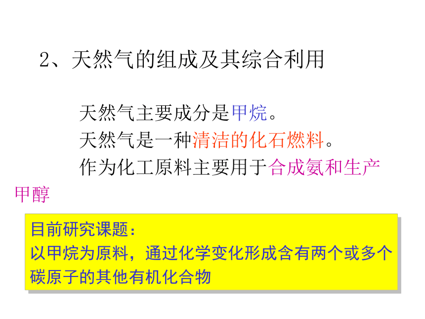 高中化学人教版必修二第四章 化学与自然资源的开发与利用 课件（21张ppt）