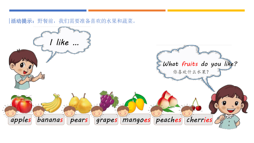 Project 1 Things I like 课件（共15张PPT）