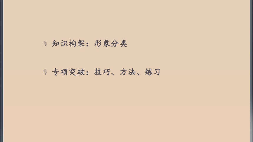 2022届高考语文 诗歌鉴赏形象类答题技巧突破 课件（32张PPT）