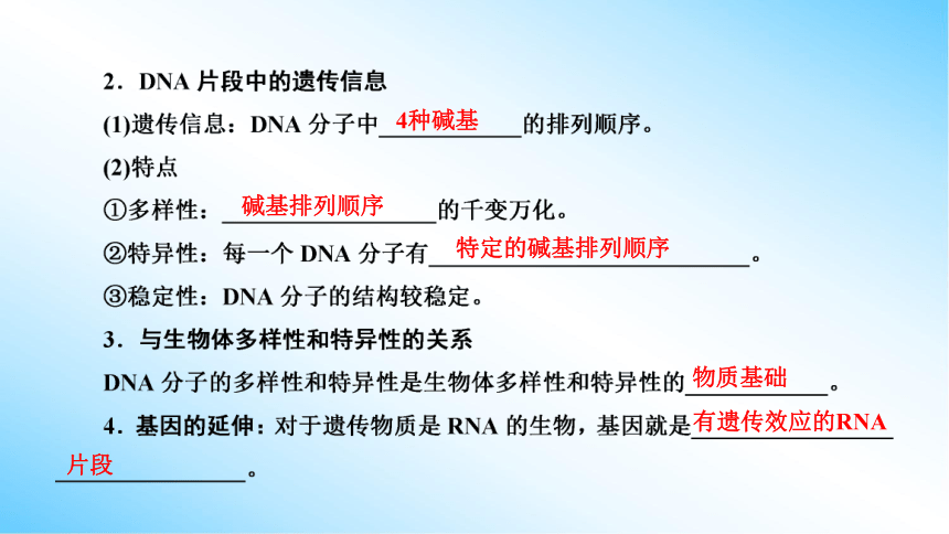 【课件版学案】3-3 DNA的复制 第4节　基因通常是有遗传效应的DNA片段  人教版2019必修2(共61张PPT)
