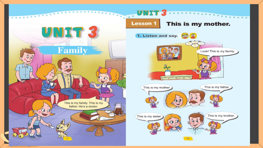 Unit 3 Family 同步课件（希沃版+图片版PPT)(共28张PPT)