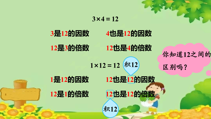 青岛版数学五年级上册 六、团体操表演——因数与倍数-1.因数与倍数课件(共23张PPT)