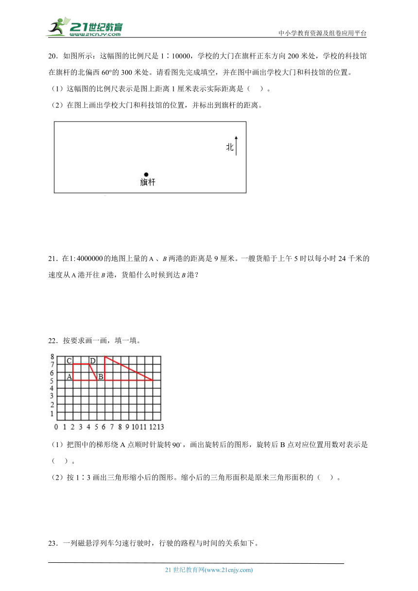 易错专题：比例的综合运用（综合训练）-小学数学六年级下册北师大版（含答案）