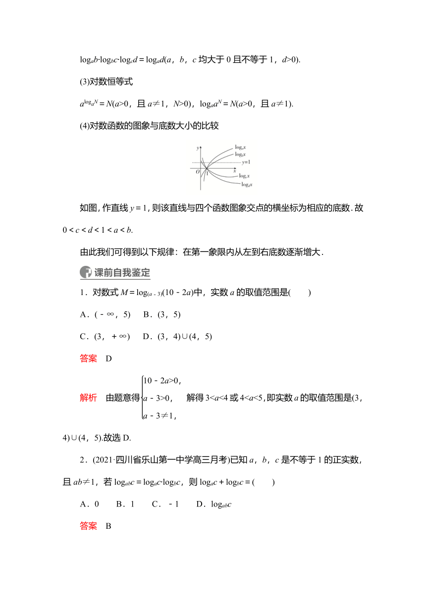 2023高考科学复习解决方案-数学(名校内参版) 第三章  3.6对数与对数函数（word含答案解析）