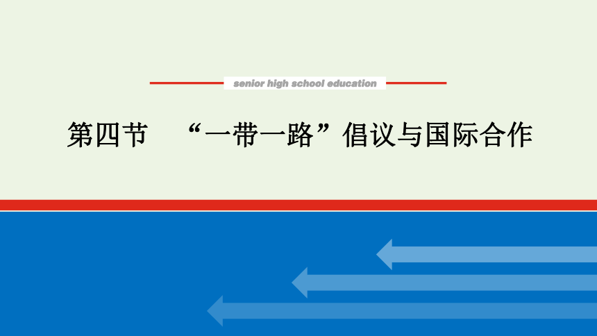 2021_2022学年新教材高中地理第三章 第四节 “一带一路”倡议与国际合作 课件(共35张PPT) 湘教版选择性必修2