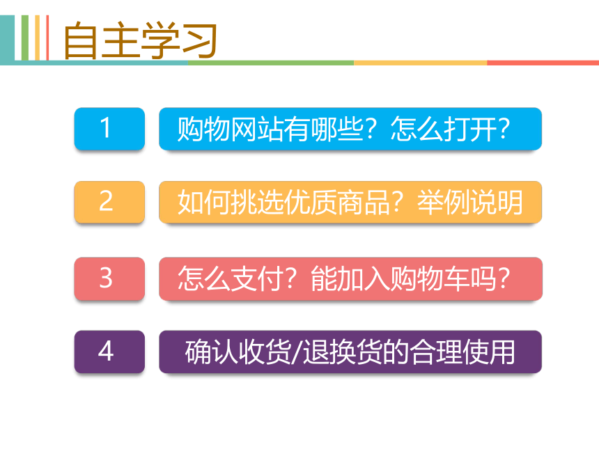 苏科版（2018）八年级全册信息技术 2.1.3网络购物 课件（24ppt）