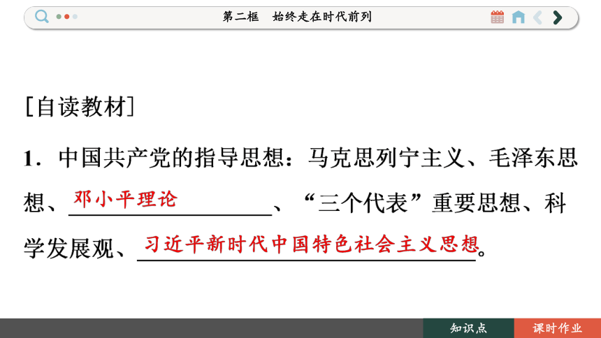 2.2 始终走在时代前列 课件(共134张PPT) 2023-2024学年高一政治部编版必修3