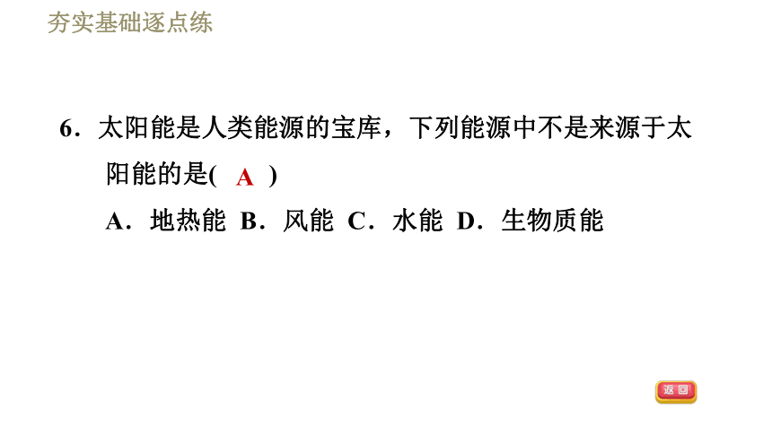 苏科版九年级下册物理习题课件 第18章 18.3太阳能（36张）