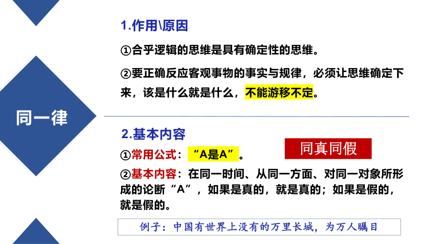 2.2逻辑思维的基本要求  课件（共34张ppt）