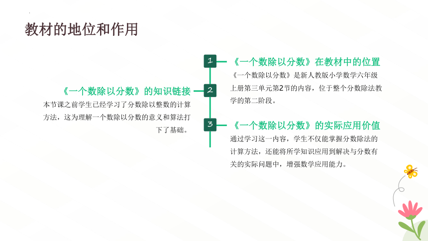 人教版六年级上册数学《一个数除以分数》说课课件(共21张PPT)