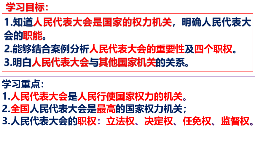 6.1 国家权力机关 课件(共29张PPT) -2023-2024学年统编版道德与法治八年级下册