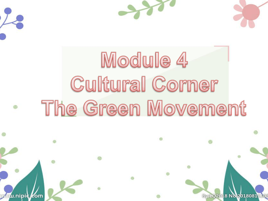高中英语外研版必修3Module4 Sandstorm in Asia  Cultural Corner The Green Moment  language points课件 (共15张PPT)