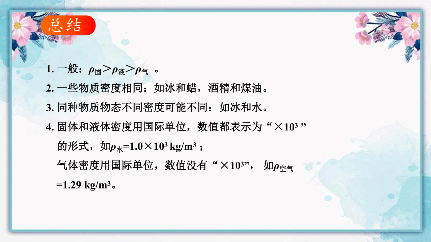 沪粤版八年级物理上册课件第五章我们周围的物质第3节密度知识的应用第1课时 课件(共34张PPT)