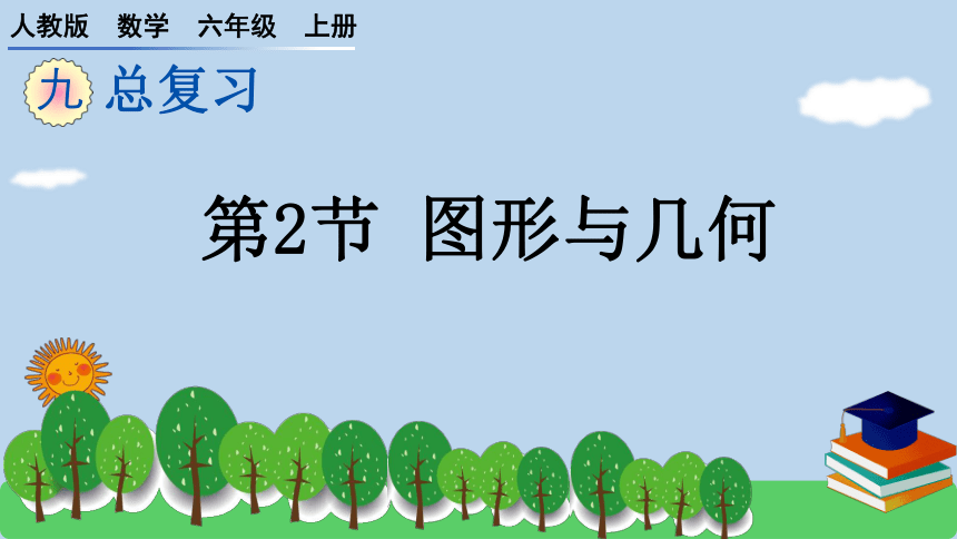 人教版六年级上册数学第九单元总复习第2节 图形与几何课件（共15张PPT）