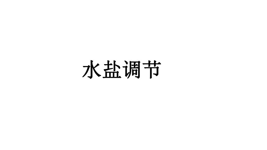 2021-2022学年高二上学期生物苏教版（2019）选择性必修1  2.3水盐平衡的调节课件(共21张PPT)