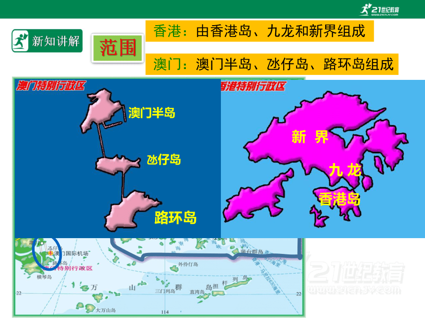 人教版八年级地理 下册 第七章南方地区 7.3 “东方明珠”——香港和澳门 课件（共48张PPT）