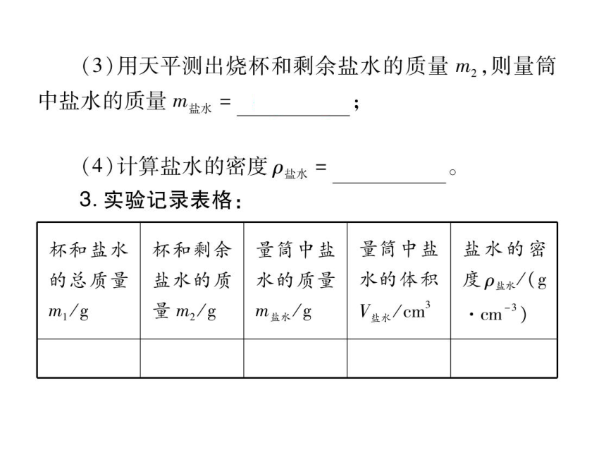 2021-2022学年八年级上册人教版物理习题课件 第六章 第3节 测量物质的密度(共76张PPT)