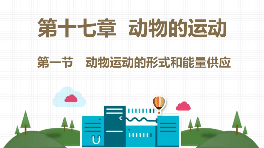 第十七章   动物的运动  素养提升课件(共20张PPT)