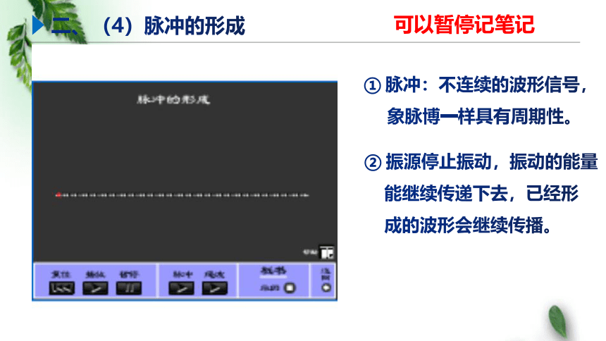 2022-2023年鲁科版(2019)新教材高中物理选择性必修1  3.1波的形成和描述课件(4)(共14张PPT)