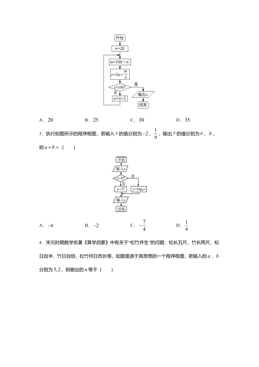 2021届高三数学精准培优专练框图文Word含答案解析