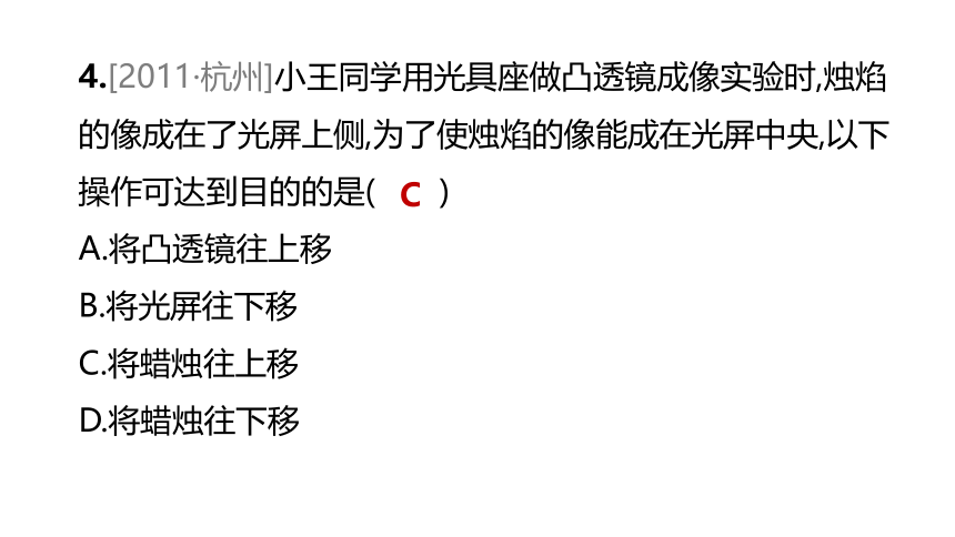 2022年浙江省中考科学一轮复习 第15课时　透镜及其应用（课件 33张PPT）