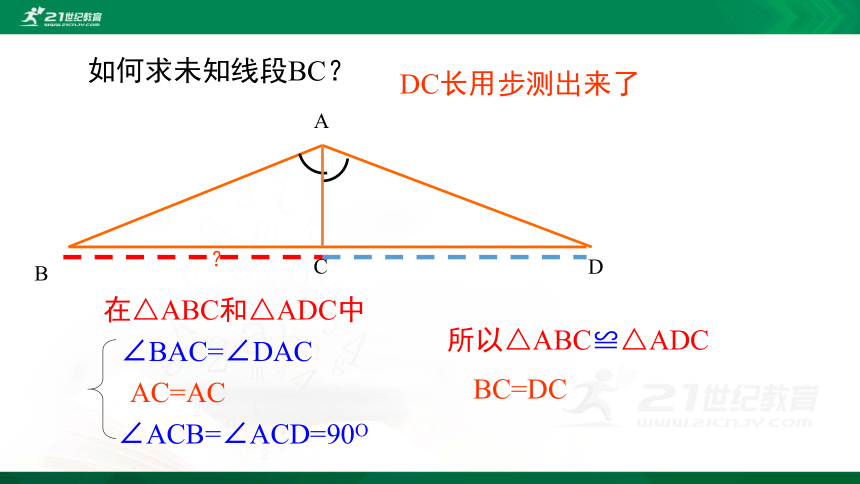 4.5 利用三角形全等测距离 课件（共19张PPT）