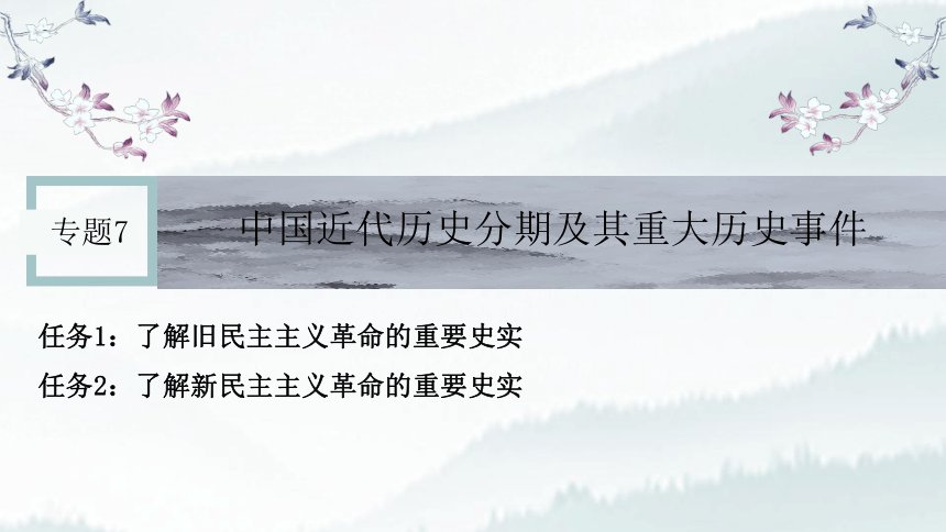 2023高考二复习：中国近代历史分期及其重大历史事件 课件（24张PPT）