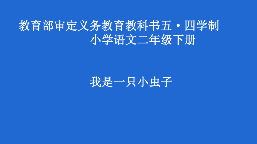 11课 我是一只小虫子 （课件） （67张）