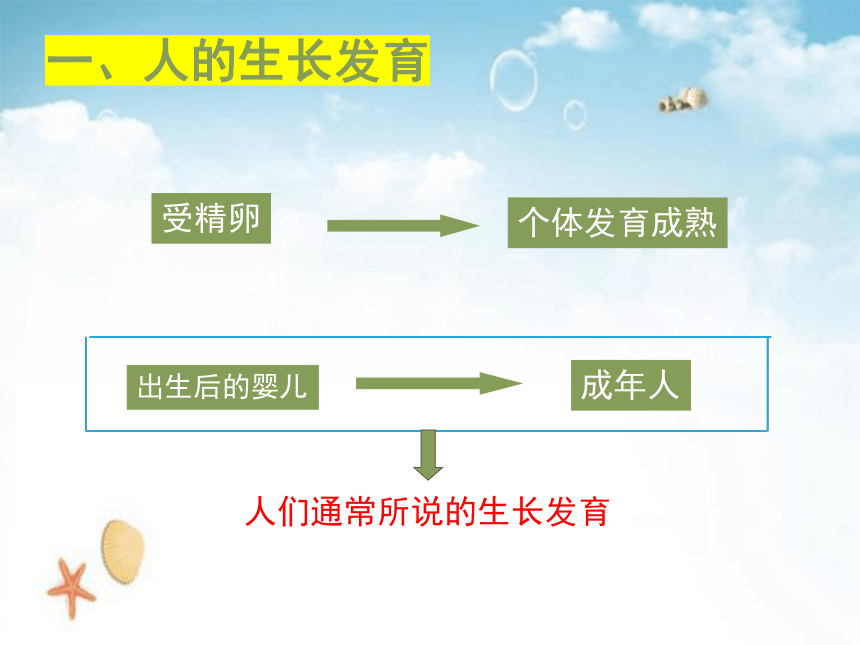 4.8.2 人的生长发育和青春期课件(共26张PPT)-七年级生物学下册（苏教版）