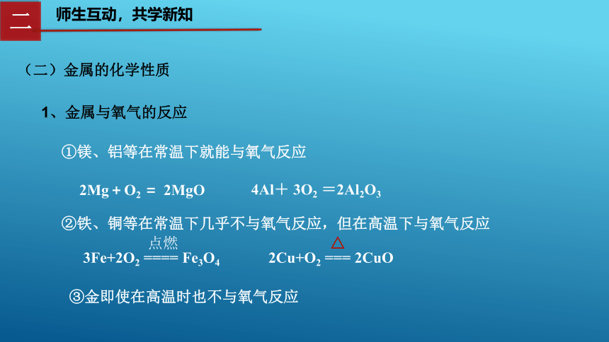 鲁教版（五四制）九年级全册 第一单元 第四单元 到实验室去：探究金属的性质 课件 (共20张PPT)