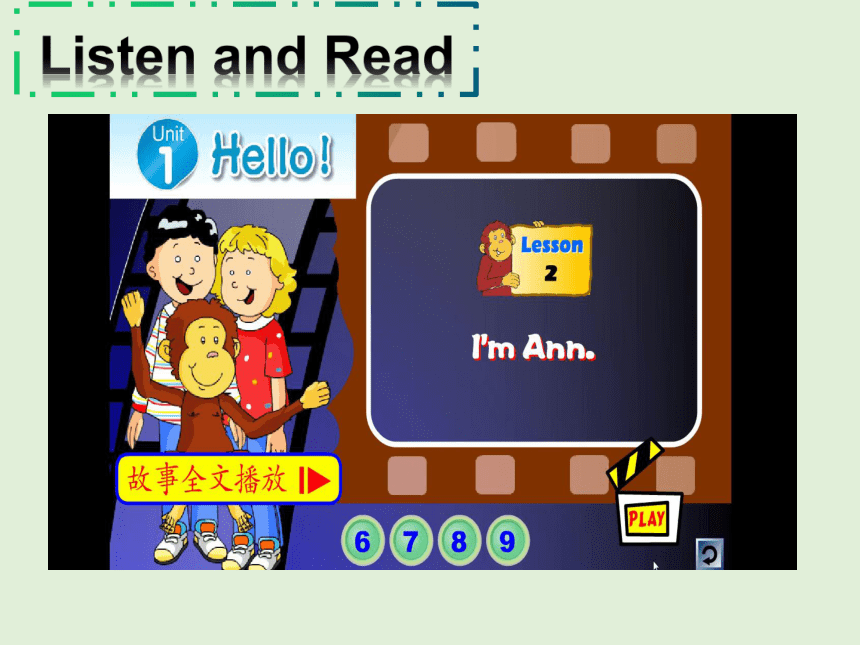 Unit 1 Hello Lesson2 课件(共18张PPT)