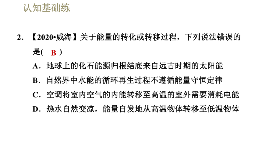 人教版九年级全一册物理习题课件 第22章 22.4能源与可持续发展(15张ppt)