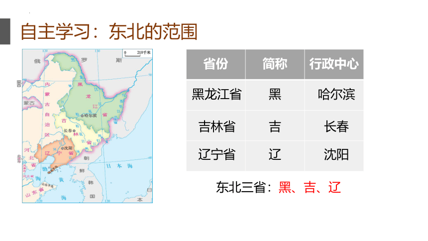 6.1东北地区的地理位置与自然环境-八年级地理下册课件（共28张PPT）湘教版