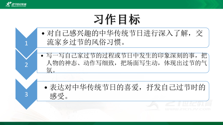 人教统编版语文三年级下册 第三单元习作：中华传统节日 课件（共44张ppt)