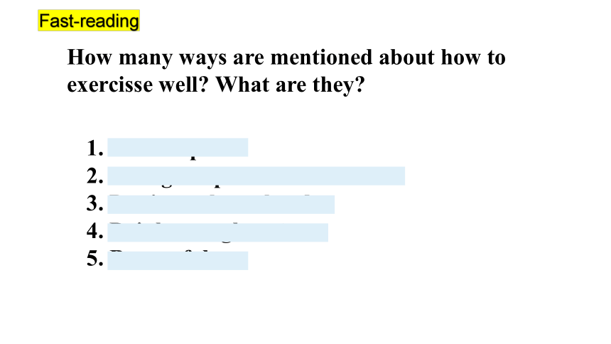 仁爱版八年级上册Unit2 Keeping Healthy Topic 3 Must we exercise to prevent the flu?SecitonD课件(共16张PPT)