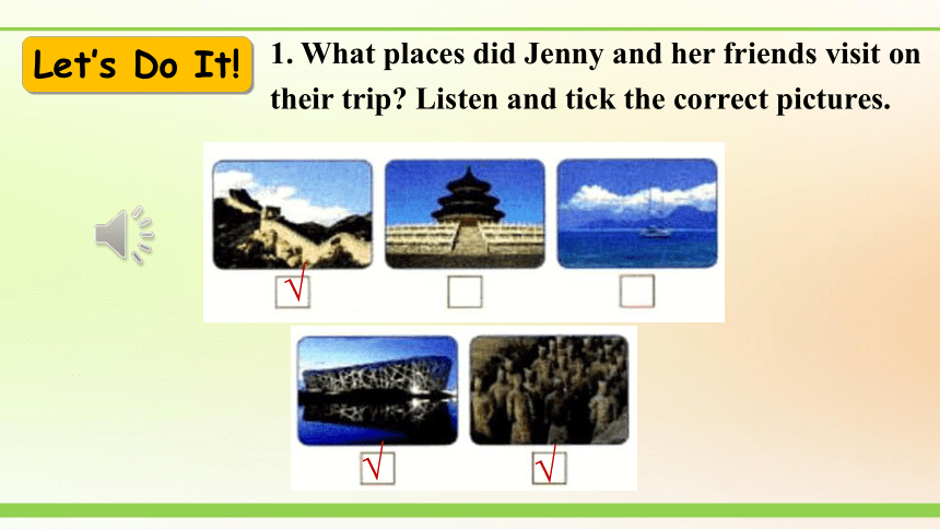 Lesson 6 Jenny’s Diary 课件(共27张PPT，内嵌音频)  2022-2023学年冀教版英语七年级下册