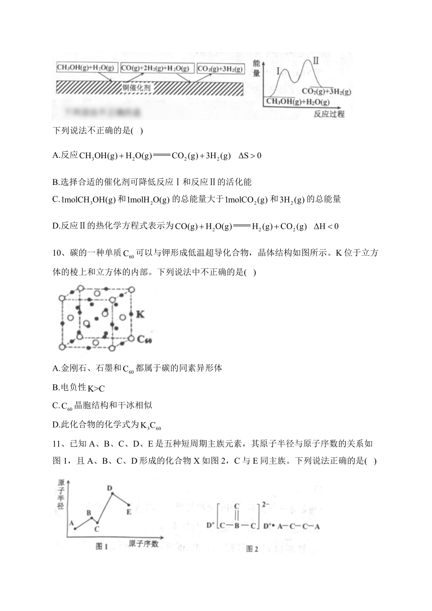 天津市部分区2023届高三下学期质量调查（二）化学试卷（含答案）