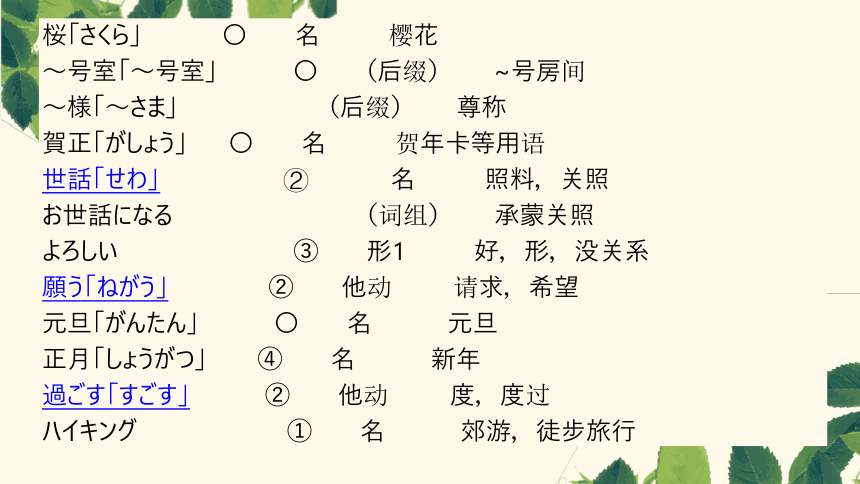 第五課　　言葉の意味  课件 人教版日语八年级ppt(共33张PPT)