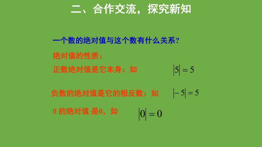 2.3 绝对值 教学课件 (共17张PPT)数学北师大版 七年级上册