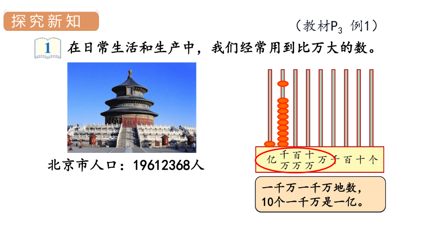 人教版 四年级数学上册1.1亿以内数的认识课件（26张PPT)