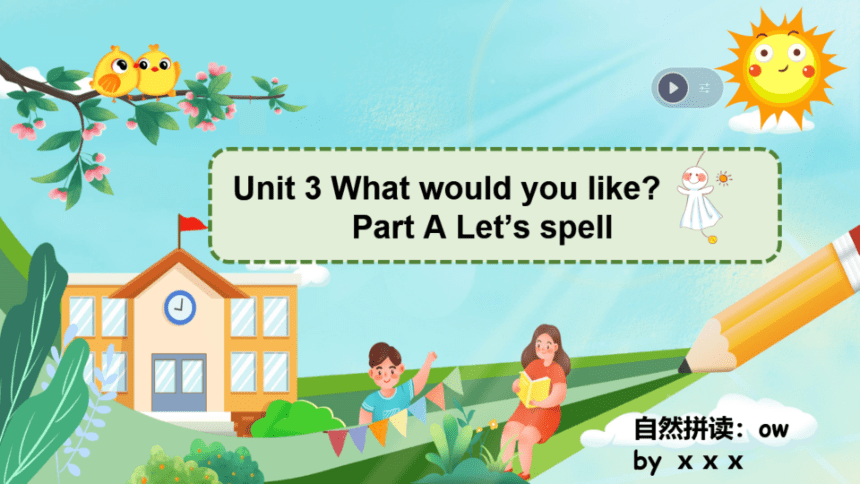 Unit 3 What would you like Part A Let's spell（希沃版课件+图片版预览PPT）