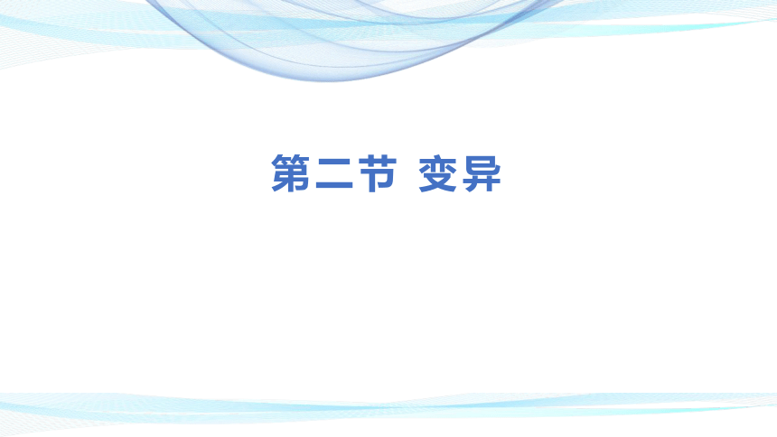 6.2.2 变异-【精准备课】2021-2022学年八年级生物下册同步教学优质课件（冀少版）(共33张PPT)