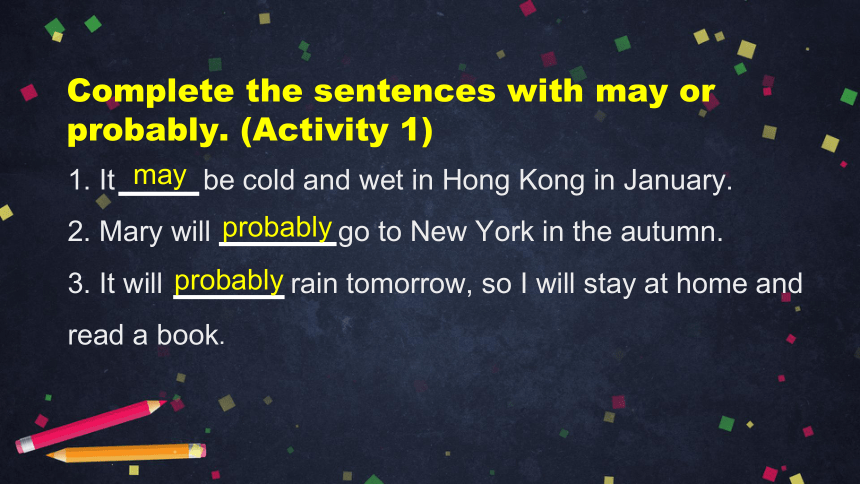 Module 10 The weather Unit 3 Language in use课件49张