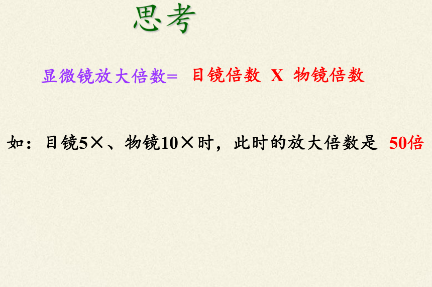 人教版七年级上册生物课件2.1.1练习使用显微镜-课件（43张PPT）