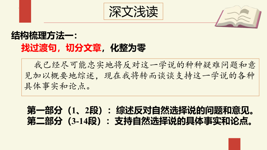 语文统编版选修下册第13.1课《自然选择的证明》课件（共23张ppt）